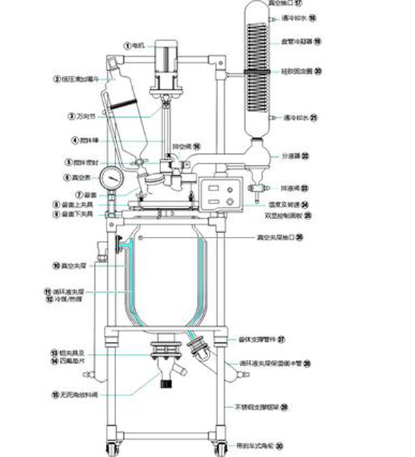 双层玻璃深夜APP男人版污污视频的配件构造示意图